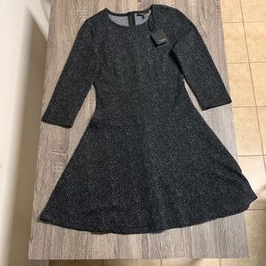 Dalia speckled flare dress NWT